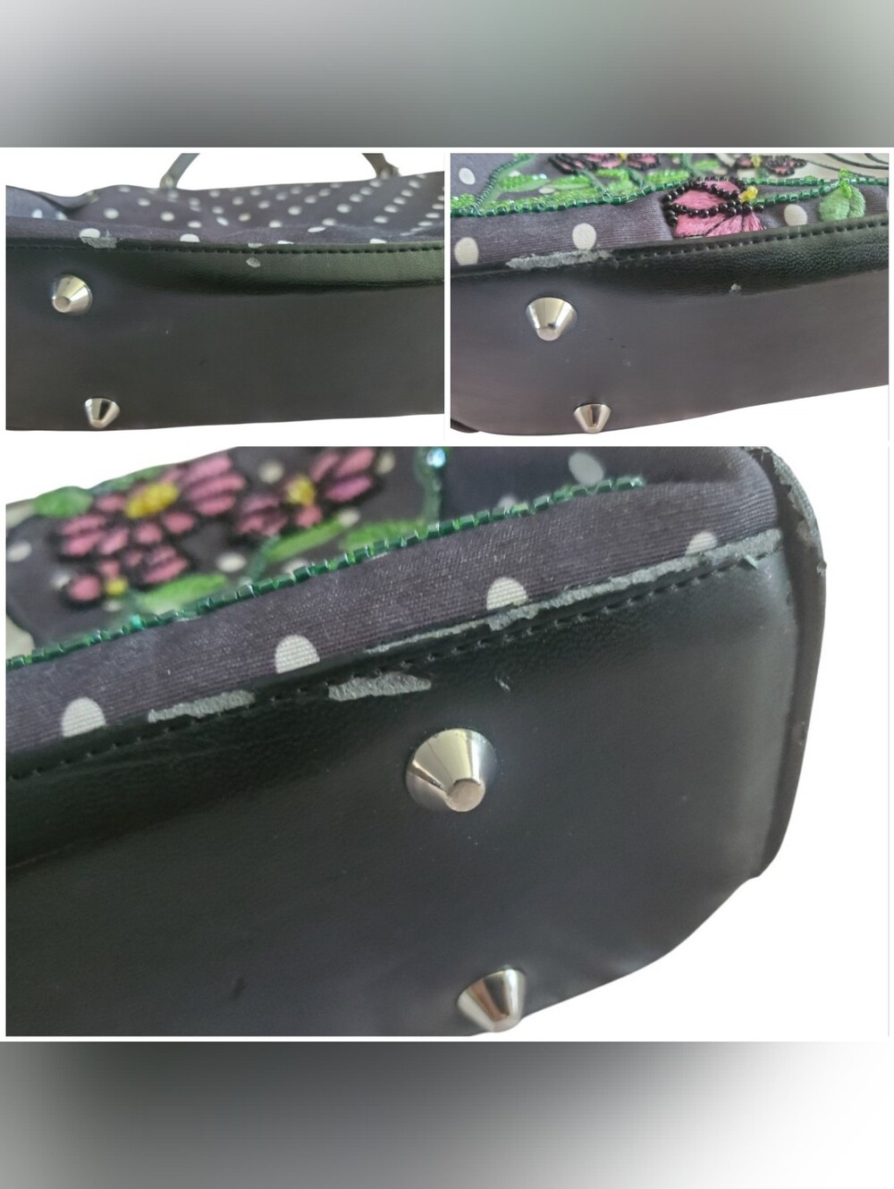 Isabella Fiore Rare Vintage Beaded Hand Bag - Picture 7 of 12